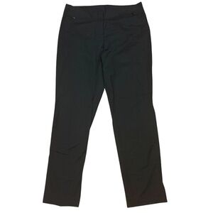 Eileen Fisher stretch cotton slim black pants size medium NWT
